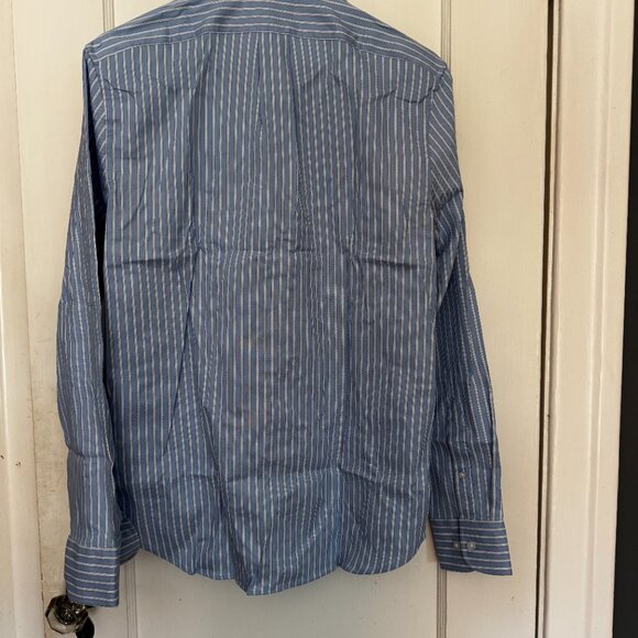 J Crew Slim Bowery stretch oxford shirt with button-down collar * Med * Blue - Picture 2 of 5